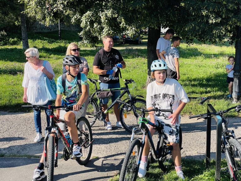 Zawody na pumptracku w parku Traugutta