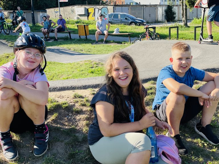 Zawody na pumptracku w parku Traugutta