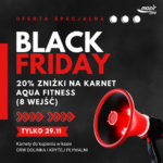 Black Friday – karnet Aqua Fitness z 20% rabatem tylko 29 listopada!