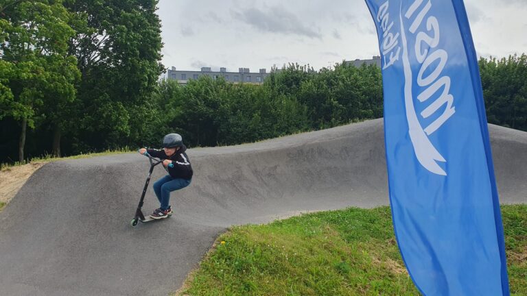 Zawody na pumptracku (ul. Oliwska)