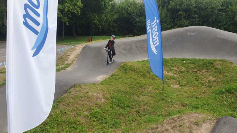Zawody na pumptracku (ul. Oliwska)